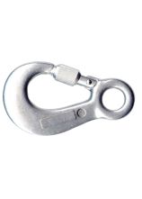 Sicherheitskarabiner Birnenform chrom 130 x 80 mm