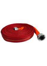 Druckschlauch D-25 WEEPflex® rot mit Kupplungen 15 m