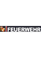 Wappen SBG mit FEUERWEHR 12 cm, 1,5 cm