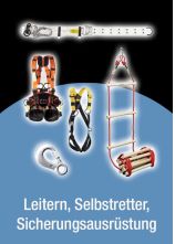 Leitern, Selbstretter, Sicherungsausrüstun