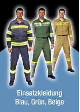 Einsatz-Bekleidung blau