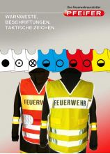 Warnweste, Beschriftungen, Taktische Zeichen