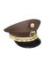 Tellerkappe braun mit Wappen STMK BR, BRdV, BRdF, BRdS