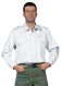 Diensthemd Mischgewebe weiß Langarm SLIM-FIT