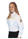 Damen-Diensthemd KTN mit FEUERWEHR auf linker Brustseite, Wappen Langarm SLIM-F