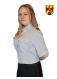 Damen-Diensthemd Mischgewebe Grau FEUERWEHR Kurzarm HW SLIM-FIT