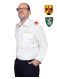 Diensthemd Mischgewebe Weiß FEUERWEHR Langarm SLIM-FIT