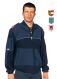 Fleece-Weste blau/Silber-COMMANDER® Winddicht