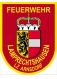 Ärmelwappen Salzburg mit Feuerwehr und Löschzug