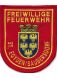 Ärmelwappen Stick NÖ mit Landeswappen und Ortsname rot 8x10 cm