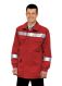 Anorak rot mit Reflex Silber