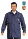 Feuerwehranorak blau mit Steppfutter und Laminat