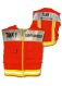 Kennzeichnungsweste lang rot TAKT. FEUERWEHR
