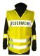 Warnüberwurf gelb FEUERWEHR schwarz