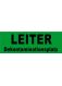 BESCHRIFTUNG schw. ARIAL BLACK, LEITER 7cm, darunter Dekontaminationsplatz 3cm