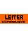 BESCHRIFTUNG schw. ARIAL BLACK, LEITER 7cm, darunter Gefahrstoffstützpunkt 3cm