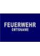 FEUERWEHR 5 cm ORTSNAME 2 x 3 cm 3M® Silber L 34 cm ARIAL BLAC