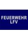 FEUERWEHR und LFV 5 x 38 cm Silber ARIAL BLACK
