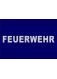 FEUERWEHR 5 x 38 cm 3M® Silber ARIAL BLACK