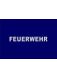FEUERWEHR 3,5 x 28 cm Silber ARIAL BLACK