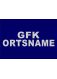GFK und ORTSNAME 5 cm 3M® Silber 2zl. ARIAL BLACK