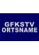 GFKSTV und ORTSNAME 5 cm 3M® Silber 2zl. ARIAL BLACK