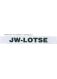 Reflexgewebe 8925 Silber mit Druck schw. JW - LOTSE 100 mm x 68 cm