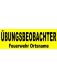 BESCHRIFTUNG 2zl schw. ARIAL BLACK 5 cm ÜBUNGSBEOBACHTER ORTSNAME