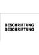 BESCHRIFTUNG 2zl. schw. ARIAL BLACK 3,5 cm