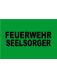 BESCHRIFTUNG 2zl. schw. ARIAL BLACK 5 cm FEUERWEHR SEELSORGER