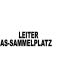 BESCHRIFTUNG 2zl. schw. ARIAL BLACK 5 cm LEITER AS-SAMMELPLATZ