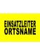 BESCHRIFTUNG 2zl. schw. ARIAL BLACK 6 cm EINSATZLEITER ORTSNAME