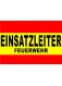BESCHRIFTUNG 2zl. schw. ARIAL BLACK 8 cm EINSATZLEITER darunter 3cm FEUERW./ON