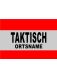 BESCHRIFTUNG 2zl. schw. ARIAL BLACK, Rücken 8 cm TAKTISCH darunter 3 cm ORTSN.