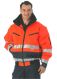 Piloten-Jacke orange/blau