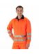 Warnjacke leuchtorange 52-54 70g. Textil, 52-54x5 cm Reflex 44-46