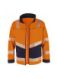 Warnschutz Softshell Jacke orange/blau