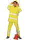 Warnschutz Latzhose orange/blau