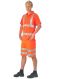 Warnschutz Hose kurz orange