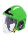 Gallet Helm F1XF grün mit Klarvi. u. Innenvisiere KZS-SCHWARZ mit NS alu M