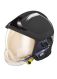 Gallet Helm F1XF schwarz mit Goldvs. u. Innenvisiere KZS-GOLD mit NS alu M