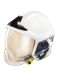 Gallet Helm F1XF weiß mit Goldvs. u. Innenvisiere KZS-GOLD mit NS alu M