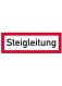 Symbol 297x105 STEIGLEITUNG auf Selbstklebefolie