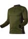 PFANNER Zipp-Neck Shirt langarm oliv