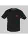 T-Shirt schwarz mit Stick 122 Größe S