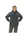 Windjacke schwarz mit Stick 122 Größe M