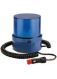 Rundum-Doppelblitz-Kennleuchte mit Magnet B1 12 V blau