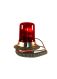 Rundumkennleuchte Vakuum/Magnet Halogen 12V/24V rot