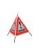 Eurosignal Faltsignal 3 x FEUERWEHR 60 cm fluoreszierend