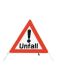 Triopan Faltsignal 3 x UNFALL 60 cm rot-fluoreszierend